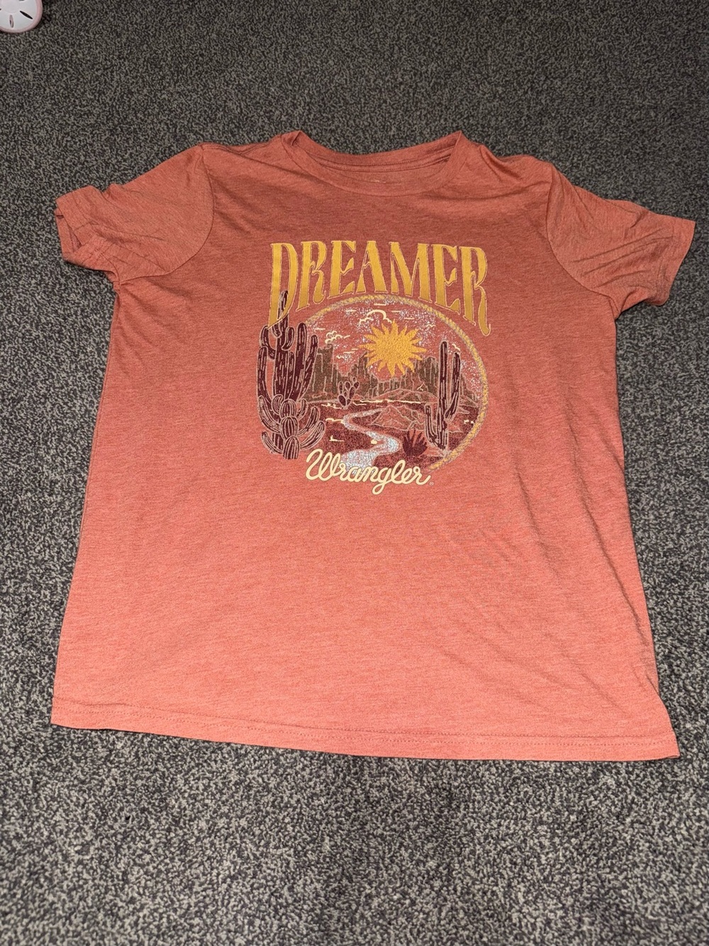 Wrangler Women’s Small Western Graphic T-Shirt Desert Wrangler Vintage Style